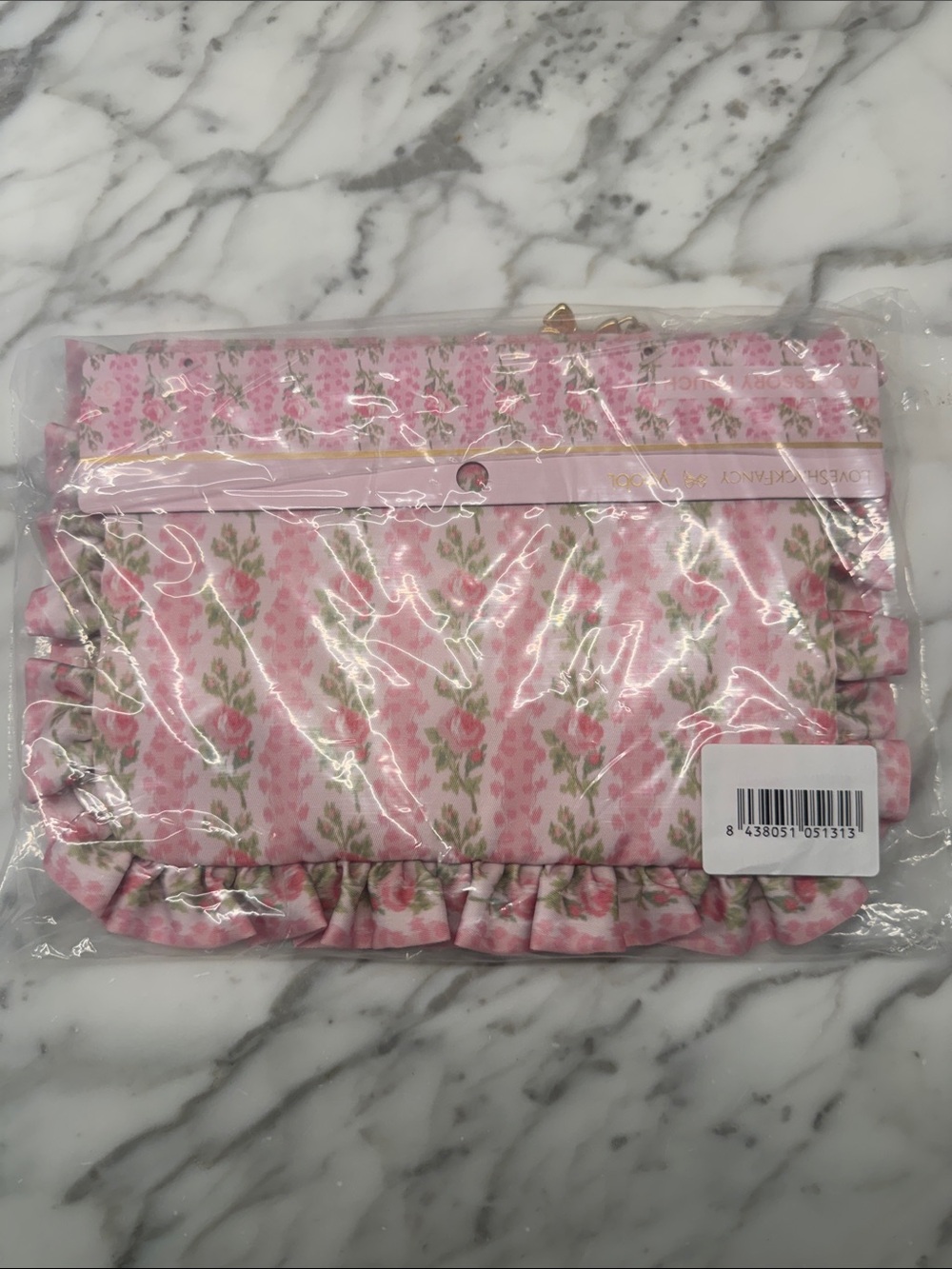 LoveShackFancy x Target Bundle Floral Spiral Notebook &  Ruffled Pouch NEW - Picture 8 of 9